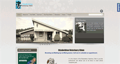 Desktop Screenshot of elizabethtonveterinaryclinic.info